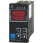 P.M.A KS40 PID Temperature Controller, 96 x 48 (1/8 DIN)mm, 2 Output, 90 → 250 V ac Supply Voltage ON/OFF