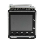 Omron E5CC PID Temperature Controller, 48 x 48mm 1 Input, 1 Output Relay, 100 → 240 V ac Supply Voltage ON/OFF,