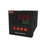 RS PRO Panel Mount PID Temperature Controller, 72 x 72mm, 3 Output Relay, SSR, 24 V ac, 24 V dc Supply Voltage ON/OFF,