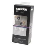 Shure SE215-CL-EFS In Ear Headphones, Cable Length 1.62m