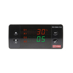 RS PRO Panel Mount PID Temperature Controller, 76 x 34.5mm 4 Input, 4 Output Relay, 230 V ac Supply Voltage ON/OFF, PID