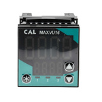 CAL MAXVU16 1/16 DIN PID Temperature Controller, 48 x 48mm 1 Input, 2 Output Relay, 110 → 240 V ac Supply Voltage