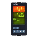 Red Lion PXU Panel Mount PID Temperature Controller, 48 x 95.8mm, 1 Output Relay, 100 → 240 V ac Supply Voltage