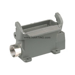HARTING Han A Heavy Duty Power Connector Hood, PG16 Thread