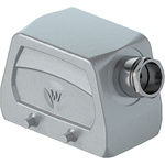 Wieland Hood BAS GOT GA Heavy Duty Power Connector Housing, 10 Contacts, M20 Thread