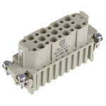 HARTING Heavy Duty Power Connector Insert, 10A, Female, Han D Series, 25 Contacts