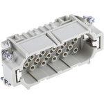 HARTING Heavy Duty Power Connector Insert, 10A, Male, Han D Series, 41 Contacts