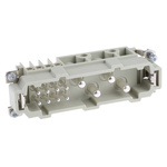 HARTING Heavy Duty Power Connector Insert, 80A, Male, Han K Series, 13 Contacts