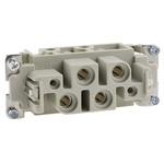 HARTING Heavy Duty Power Connector Insert, 80A, Female, Han K Series, 6 Contacts