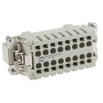 HARTING Heavy Duty Power Connector Insert, 16A, Male, Han ES Series, 16 Contacts