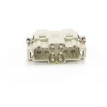RS PRO Heavy Duty Power Connector Insert, 16 → 40A, Male, 6 → 12 Contacts