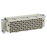 HARTING Heavy Duty Power Connector Insert, 10A, Female, Han DD Series, 108 Contacts