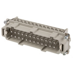 Epic Contact Heavy Duty Power Connector Insert, 16A, Male, H-BE Series, 48 Contacts