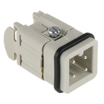 Epic Contact Heavy Duty Power Connector Insert, 10A, Male, H-A Series, 3 Contacts