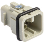 HARTING Heavy Duty Power Connector Insert, 10A, Male, Han D Series, 8 Contacts