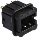 Staf Series Connector Housing, Male, 6 Way, 10A, 50 V