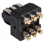 Staf Series Cable Mount Terminal Block, Female, 6 Way, 10A, 50 V