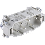 Epic Contact Heavy Duty Power Connector Insert, 35A, Male, H-BS Series, 12 Contacts