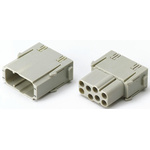 Han-Modular Series Male Module, Rated At 16A, 400 V, For Use With Heavy Duty Power Connectors, Han EE