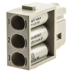 HARTING Heavy Duty Power Connector Module, 40A, Female, Han-Modular Series, 3 Contacts