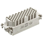 HARTING Heavy Duty Power Connector Insert, 16A, Female, Han EEE Series, 65 Contacts