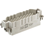 HARTING Heavy Duty Power Connector Insert, 16A, Male, Han EEE Series, 65 Contacts