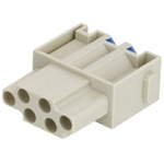 HARTING Heavy Duty Power Connector Module, 16A, Female, Han-Modular Series, 6 Contacts