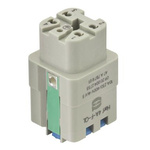 HARTING Heavy Duty Power Connector Insert, 10A, Female, Han A Series, 4 Contacts