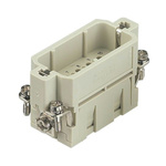 HARTING Heavy Duty Power Connector Insert, 16A, Male, Han A Series, 10 Contacts