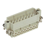 Harting Insert Screw, Han-A Male, 16 Way, 2 Row, Rated At 16A, 250 V