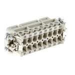 HARTING Heavy Duty Power Connector Insert, 16A, Female, Han-A Series, 16 Contacts