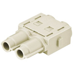 HARTING Heavy Duty Power Connector Module, 70A, Female, Han-Modular Series, 2 Contacts