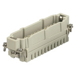 HARTING Heavy Duty Power Connector Insert, 16A, Male, Han E HMC Series, 24 Contacts