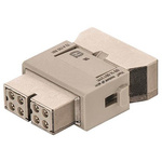 HARTING Heavy Duty Power Connector Module, 10A, Female, Han-Modular Series, 4 Contacts