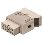 HARTING Heavy Duty Power Connector Module, 10A, Female, Han-Modular Series, 4 Contacts
