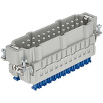 Harting Connector Insert, 48 Way, 16A, Male, Han ES Press, Panel Mount, 500 V