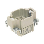 HARTING Heavy Duty Power Connector Insert, 10A, Male, Han DD HMC Series, 24 Contacts