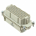 HARTING Heavy Duty Power Connector Insert, 10A, Female, Han DD HMC Series, 72 Contacts
