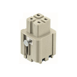 HARTING Heavy Duty Power Connector Insert, 10A, Female, Han A Series, 3 Contacts