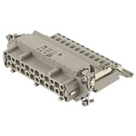 HARTING Heavy Duty Power Connector Insert, 16A, Female, Han ES AV Series, 24 Contacts