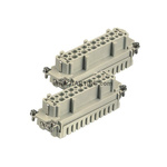 HARTING Heavy Duty Power Connector Insert, 16A, Female, Han ES Series, 48 Contacts