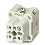 Phoenix Contact Heavy Duty Power Connector Insert, 24A, Female, 3 Contacts