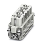 Phoenix Contact Heavy Duty Power Connector Insert, 20A, Female, A16 Series, 16 Contacts