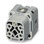 Phoenix Contact Heavy Duty Power Connector Insert, 24A, Female, 4 Contacts