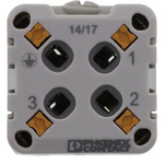 Phoenix Contact Heavy Duty Power Connector Insert, 10A, Female, 3 Contacts