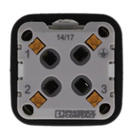 Phoenix Contact Heavy Duty Power Connector Insert, 10A, Male, 3 Contacts