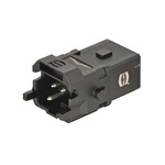 HARTING Heavy Duty Power Connector Insert, 10A, Male, Han 1A Series, 2 Contacts