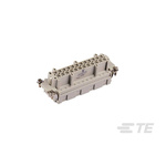 TE Connectivity Heavy Duty Power Connector Insert, 16A, Female, HDC HE Series, 24 Contacts