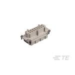 TE Connectivity Heavy Duty Power Connector Insert, 16A, Female, HDC HE Series, 16 Contacts