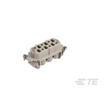 TE Connectivity Heavy Duty Power Connector Insert, 35A, HDC HSB Series, 6 Contacts